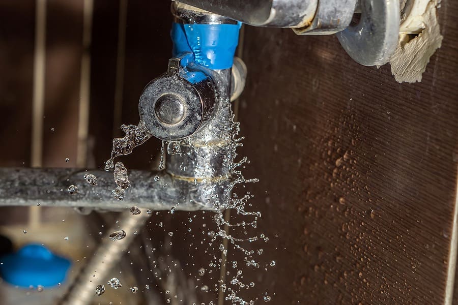 example of plumbing repair plumbing emergency water cleanup in Concrete