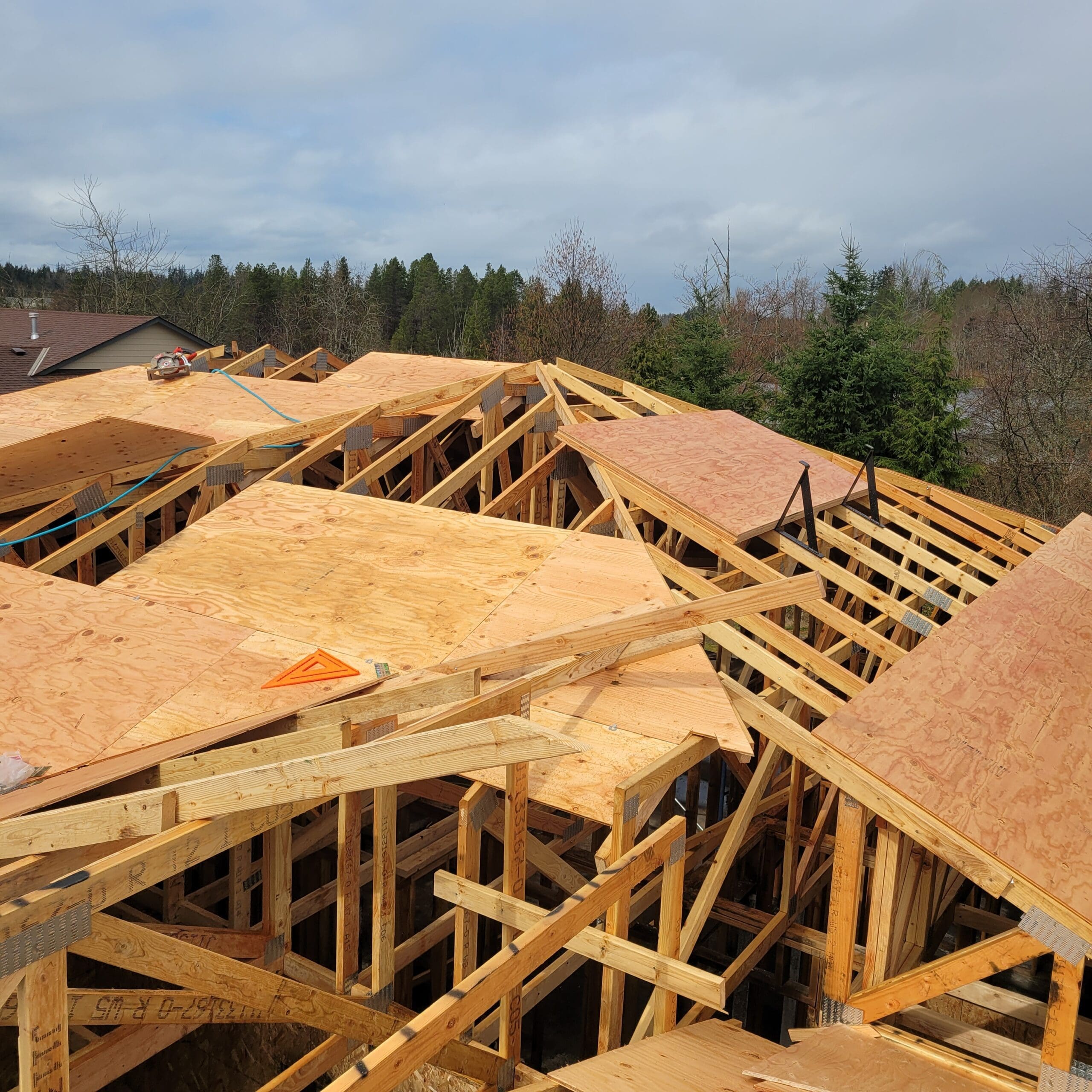 example of roof restoration roof rebuild Camano Island